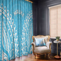 Custom Cook Islands Mauke Window Curtain Polynesian Tribal Tattoo