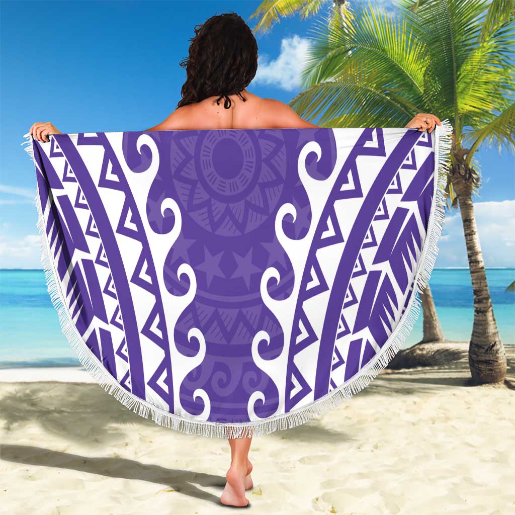 Custom Cook Islands Rarotonga Beach Blanket Polynesian Tribal Tattoo