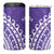 Cook Islands Rarotonga 4 in 1 Can Cooler Tumbler Polynesian Tribal Tattoo