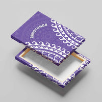 Custom Cook Islands Rarotonga Canvas Wall Art Polynesian Tribal Tattoo