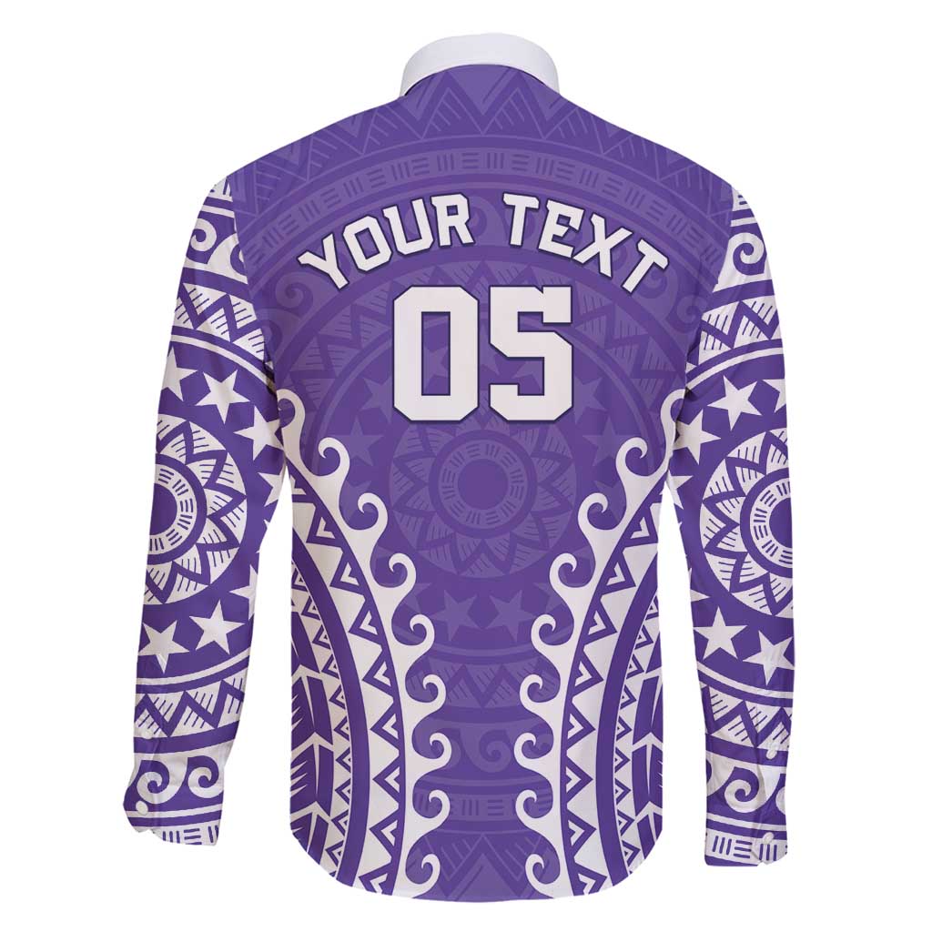 Custom Cook Islands Rarotonga Family Matching Long Sleeve Bodycon Dress and Hawaiian Shirt Polynesian Tribal Tattoo