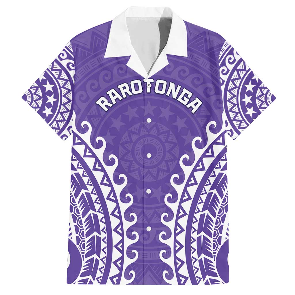 Custom Cook Islands Rarotonga Family Matching Short Sleeve Bodycon Dress and Hawaiian Shirt Polynesian Tribal Tattoo