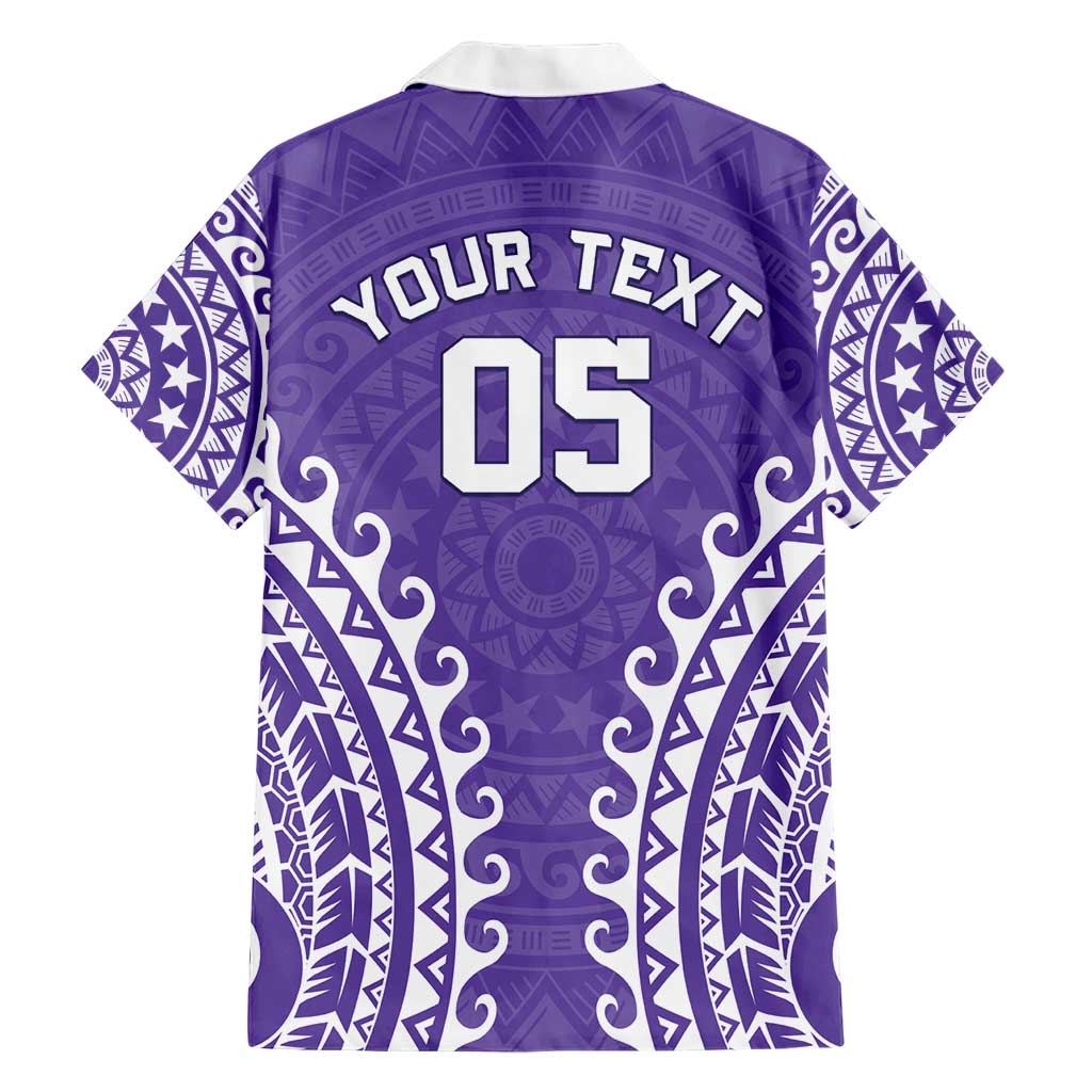 Custom Cook Islands Rarotonga Family Matching Short Sleeve Bodycon Dress and Hawaiian Shirt Polynesian Tribal Tattoo