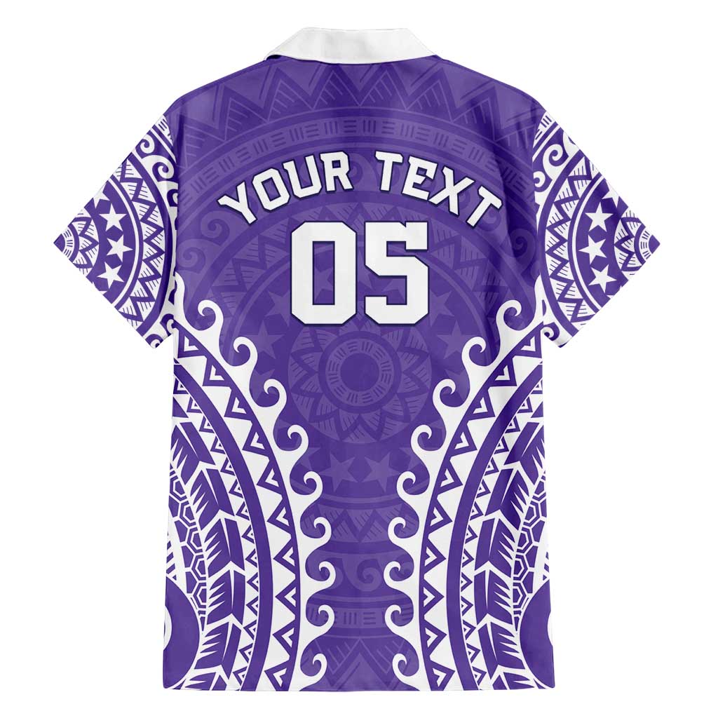 Custom Cook Islands Rarotonga Family Matching Tank Maxi Dress and Hawaiian Shirt Polynesian Tribal Tattoo