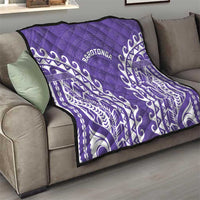 Custom Cook Islands Rarotonga Quilt Polynesian Tribal Tattoo