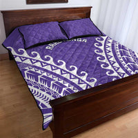 Custom Cook Islands Rarotonga Quilt Bed Set Polynesian Tribal Tattoo