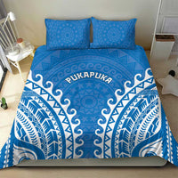 Custom Cook Islands Pukapuka Bedding Set Polynesian Tribal Tattoo