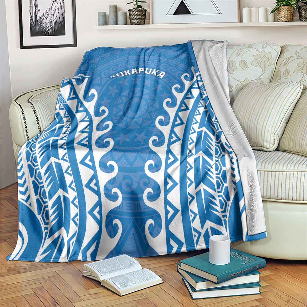 Custom Cook Islands Pukapuka Blanket Polynesian Tribal Tattoo