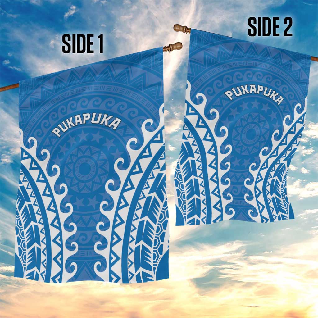 Custom Cook Islands Pukapuka Garden Flag Polynesian Tribal Tattoo