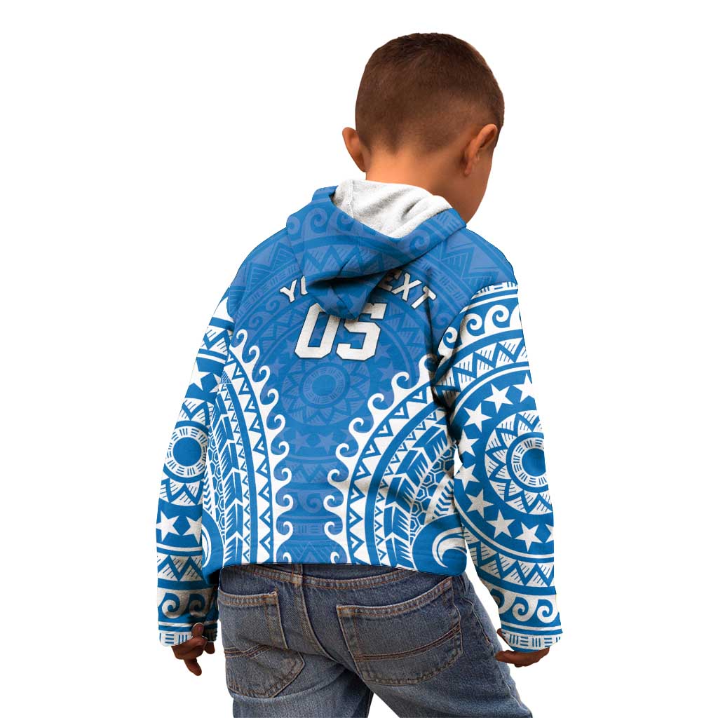 Custom Cook Islands Pukapuka Kid Hoodie Polynesian Tribal Tattoo