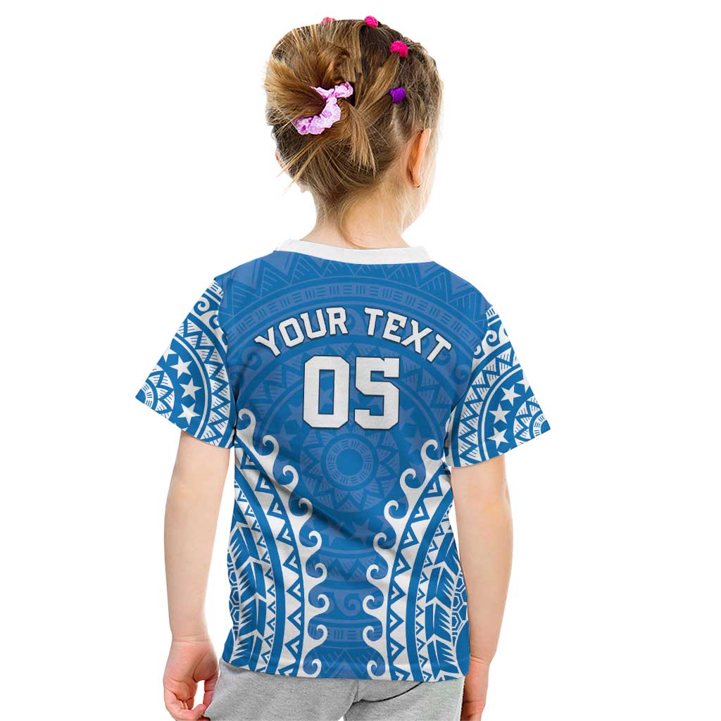 Custom Cook Islands Pukapuka Kid T Shirt Polynesian Tribal Tattoo LT05 - Polynesian Pride