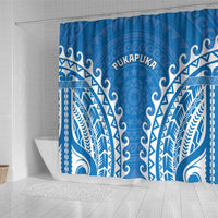Custom Cook Islands Pukapuka Shower Curtain Polynesian Tribal Tattoo