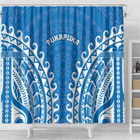 Custom Cook Islands Pukapuka Shower Curtain Polynesian Tribal Tattoo