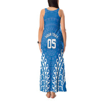 Custom Cook Islands Pukapuka Tank Maxi Dress Polynesian Tribal Tattoo