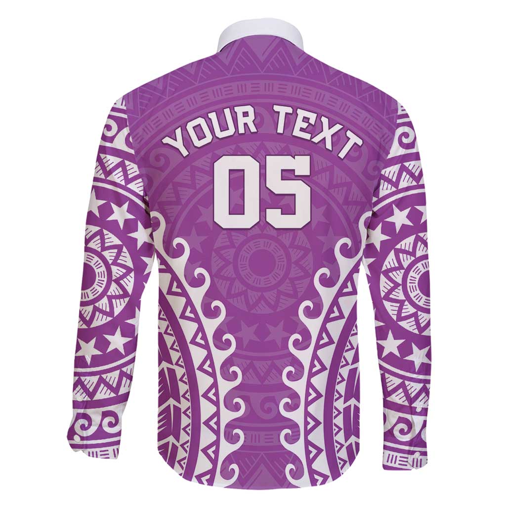 Custom Cook Islands Mangaia Family Matching Puletasi and Hawaiian Shirt Polynesian Tribal Tattoo