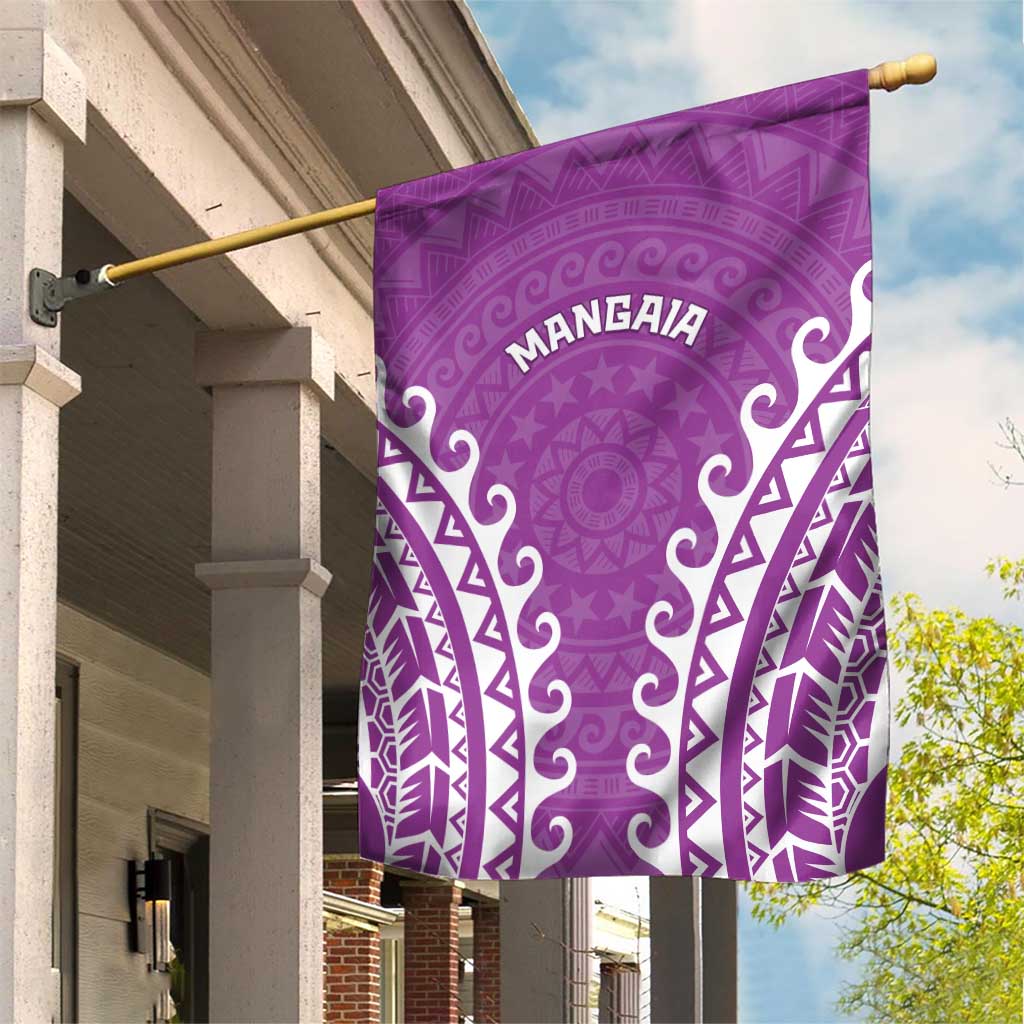 Custom Cook Islands Mangaia Garden Flag Polynesian Tribal Tattoo