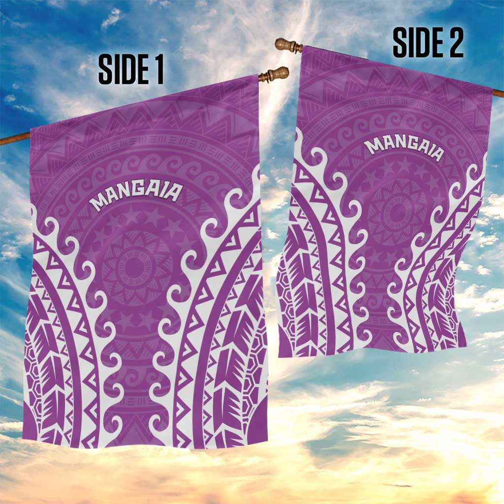 Custom Cook Islands Mangaia Garden Flag Polynesian Tribal Tattoo