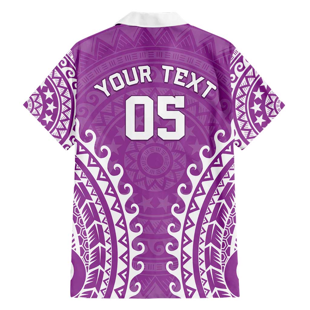 Custom Cook Islands Mangaia Hawaiian Shirt Polynesian Tribal Tattoo