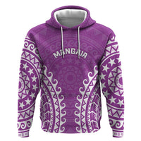 Custom Cook Islands Mangaia Hoodie Polynesian Tribal Tattoo LT05 Pullover Hoodie Pink - Polynesian Pride