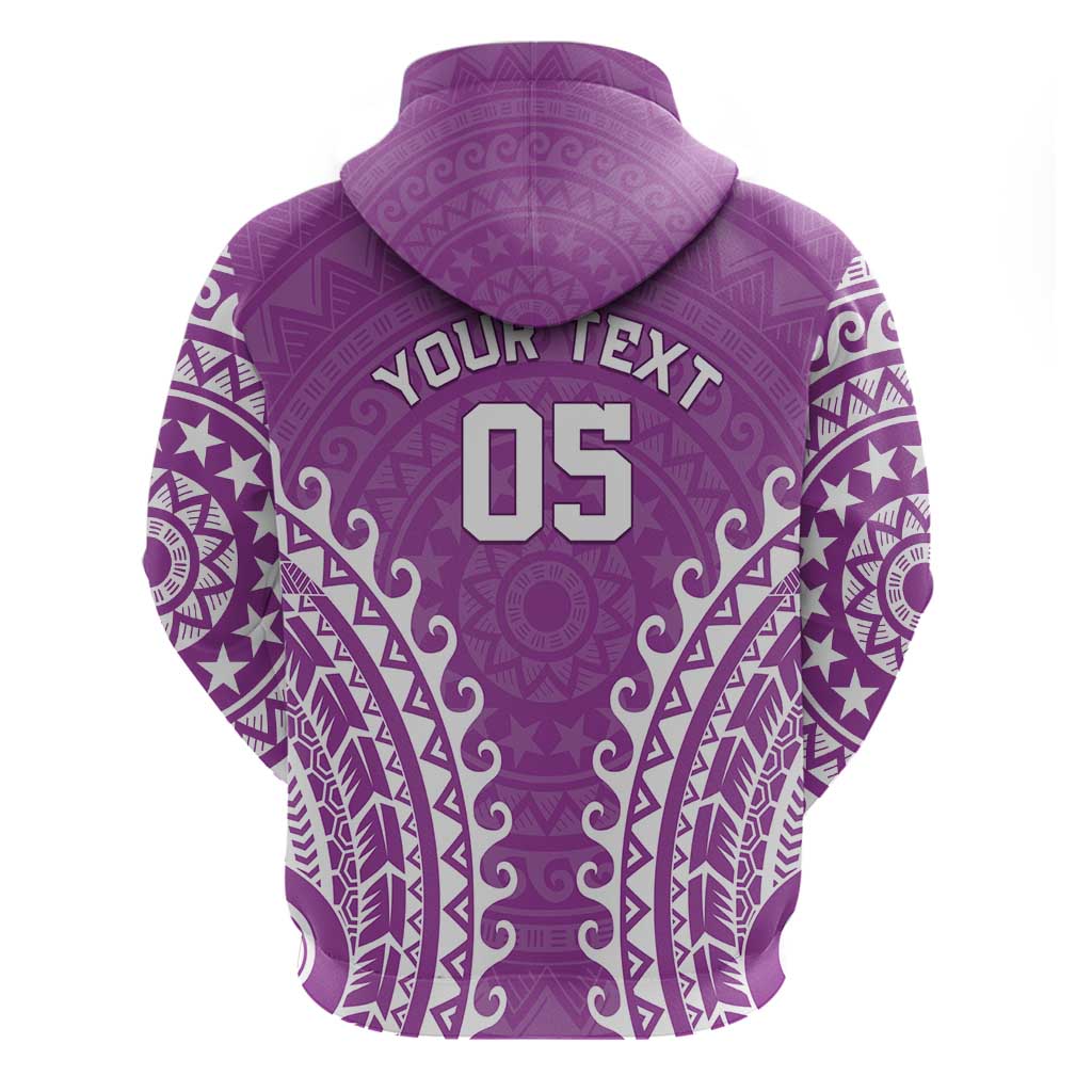 Custom Cook Islands Mangaia Hoodie Polynesian Tribal Tattoo LT05 - Polynesian Pride