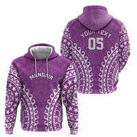 Custom Cook Islands Mangaia Hoodie Polynesian Tribal Tattoo LT05 - Polynesian Pride