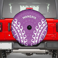 Custom Cook Islands Mangaia Spare Tire Cover Polynesian Tribal Tattoo