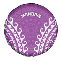 Custom Cook Islands Mangaia Spare Tire Cover Polynesian Tribal Tattoo