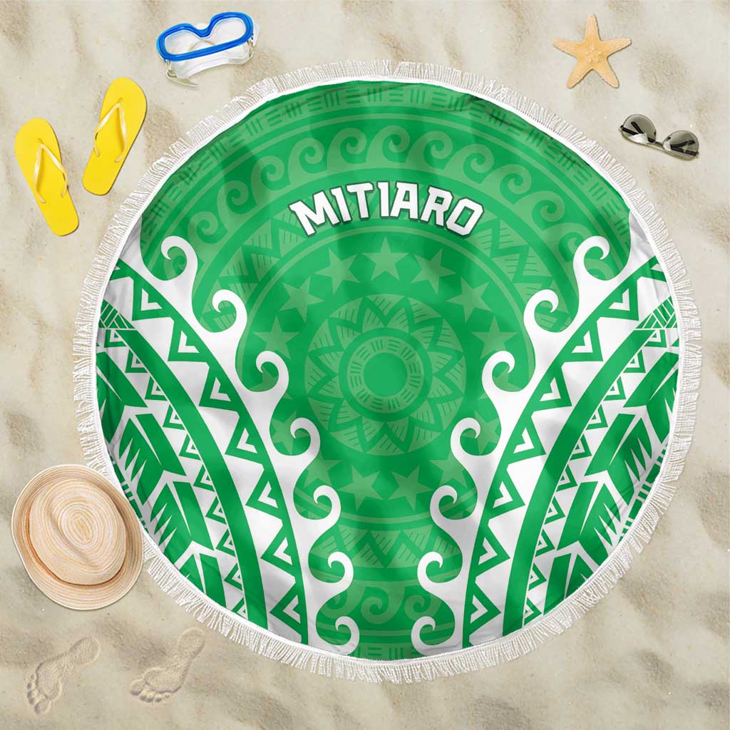 Custom Cook Islands Mitiaro Beach Blanket Polynesian Tribal Tattoo