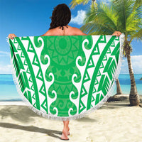 Custom Cook Islands Mitiaro Beach Blanket Polynesian Tribal Tattoo