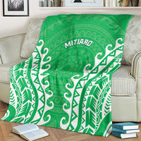 Custom Cook Islands Mitiaro Blanket Polynesian Tribal Tattoo
