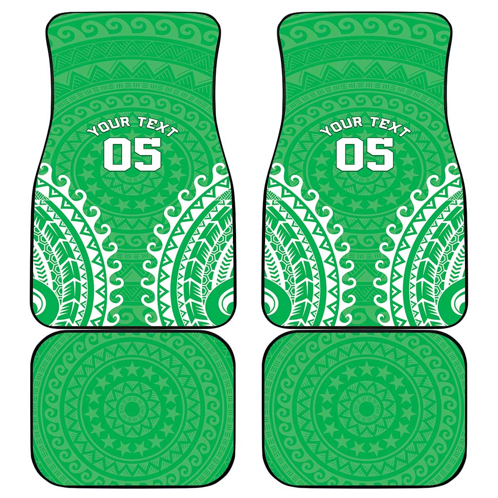 Custom Cook Islands Mitiaro Car Mats Polynesian Tribal Tattoo