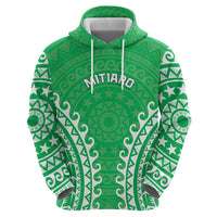 Custom Cook Islands Mitiaro Hoodie Polynesian Tribal Tattoo
