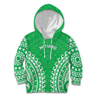 Custom Cook Islands Mitiaro Kid Hoodie Polynesian Tribal Tattoo