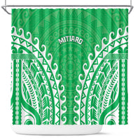 Custom Cook Islands Mitiaro Shower Curtain Polynesian Tribal Tattoo