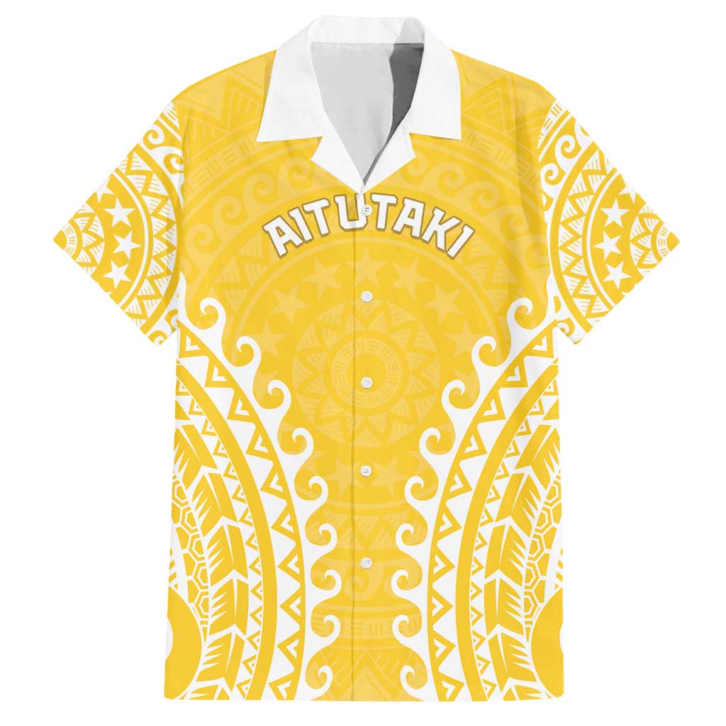 Custom Cook Islands Aitutaki Family Matching Summer Maxi Dress and Hawaiian Shirt Polynesian Tribal Tattoo