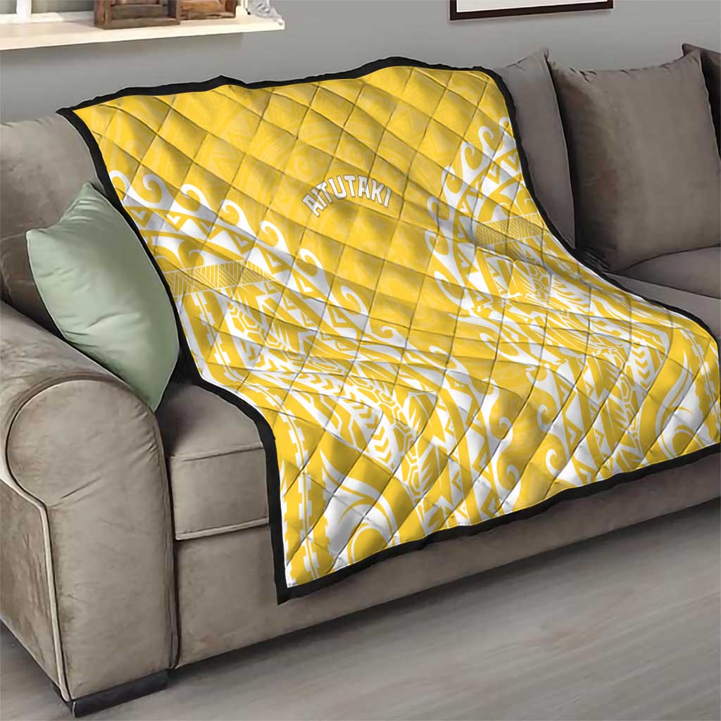 Custom Cook Islands Aitutaki Quilt Polynesian Tribal Tattoo