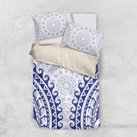 Custom Cook Islands Palmerston Bedding Set Polynesian Tribal Tattoo