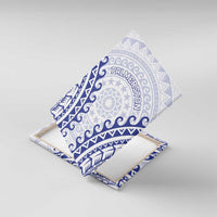 Custom Cook Islands Palmerston Canvas Wall Art Polynesian Tribal Tattoo