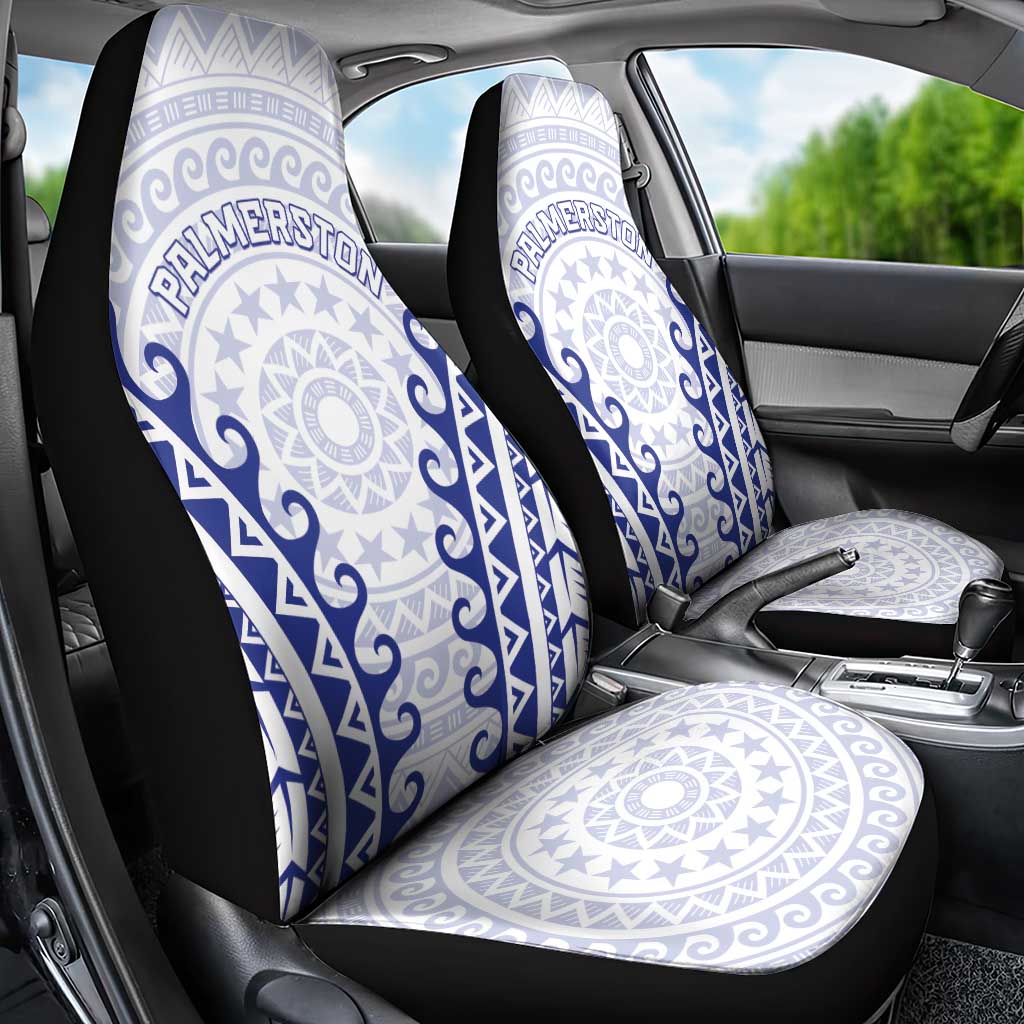 Custom Cook Islands Palmerston Car Seat Cover Polynesian Tribal Tattoo