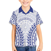 Custom Cook Islands Palmerston Family Matching Tank Maxi Dress and Hawaiian Shirt Polynesian Tribal Tattoo