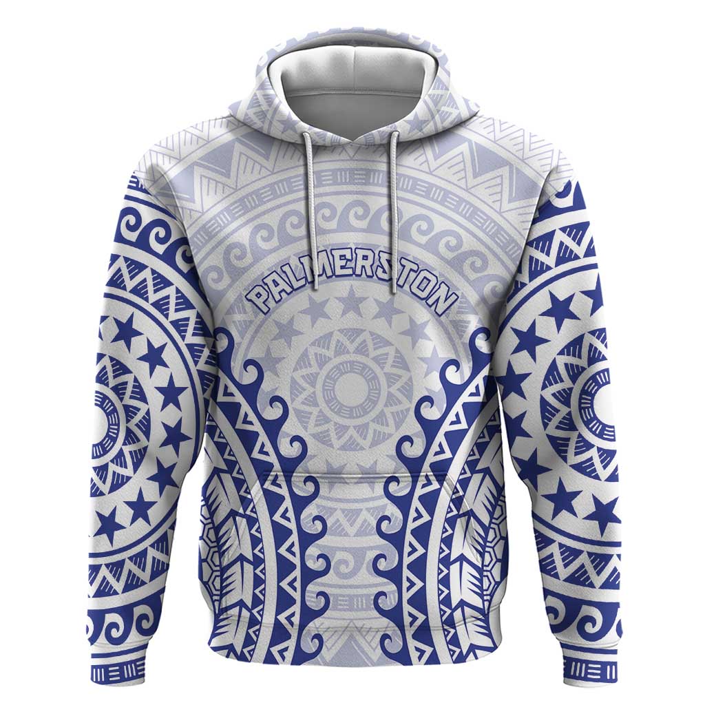 Custom Cook Islands Palmerston Hoodie Polynesian Tribal Tattoo