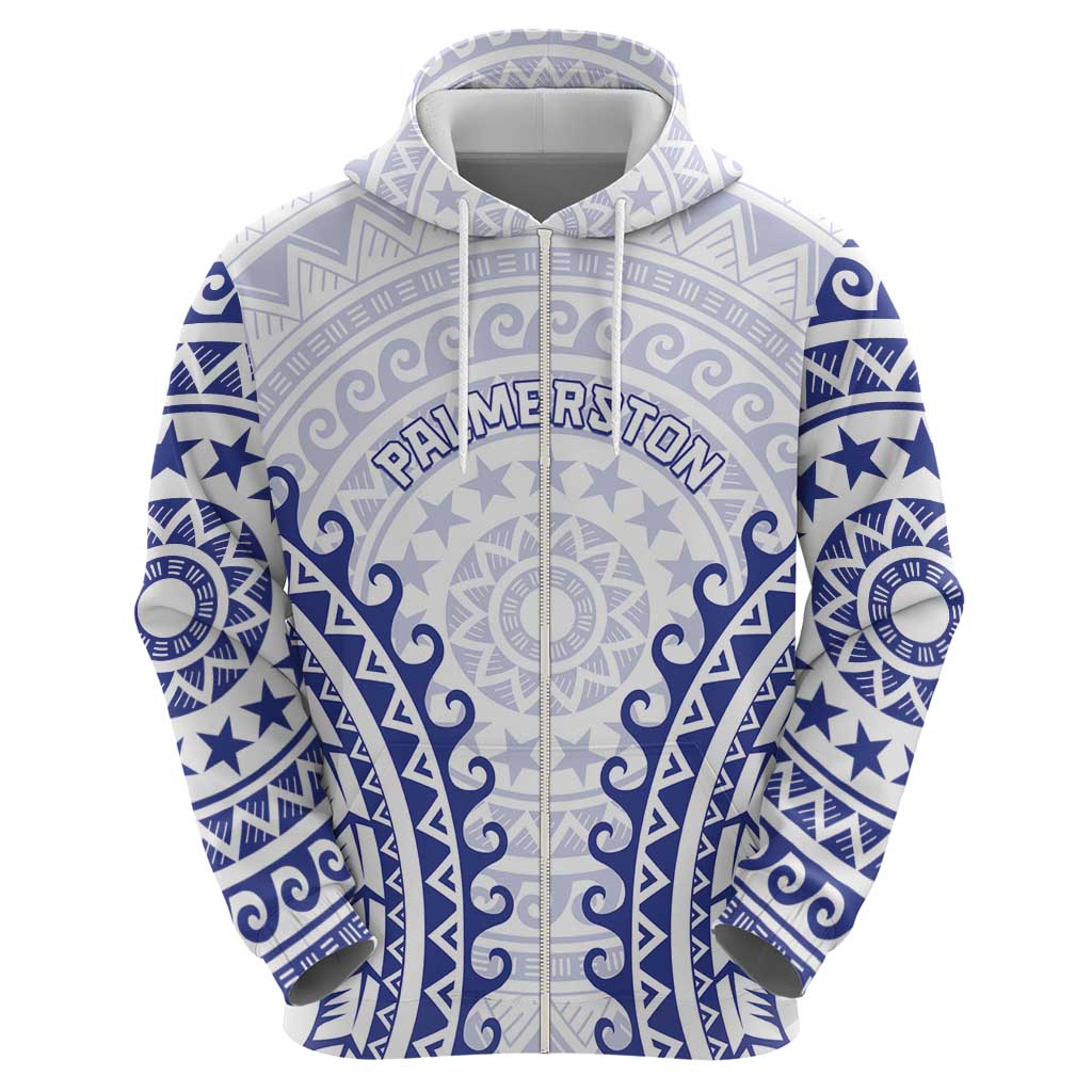 Custom Cook Islands Palmerston Hoodie Polynesian Tribal Tattoo