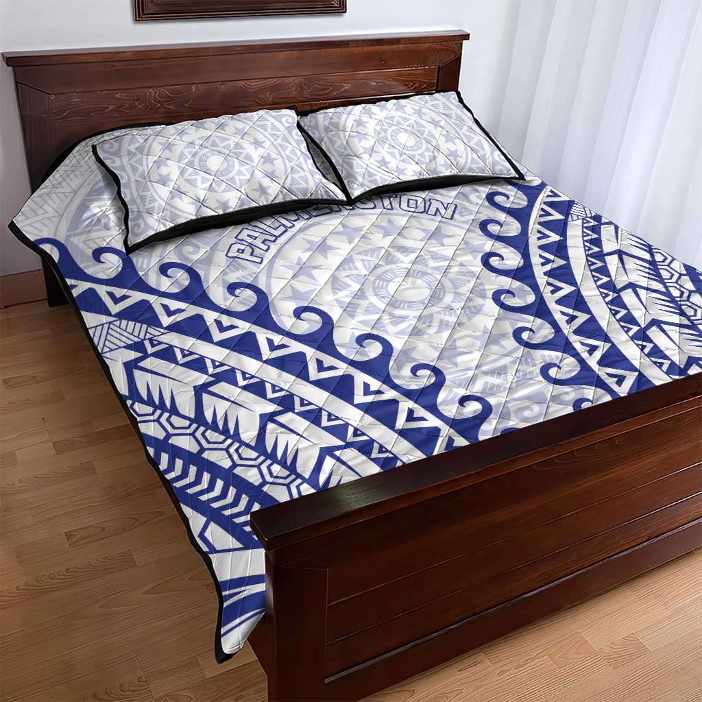 Custom Cook Islands Palmerston Quilt Bed Set Polynesian Tribal Tattoo