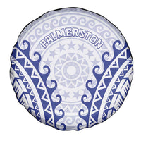 Custom Cook Islands Palmerston Spare Tire Cover Polynesian Tribal Tattoo