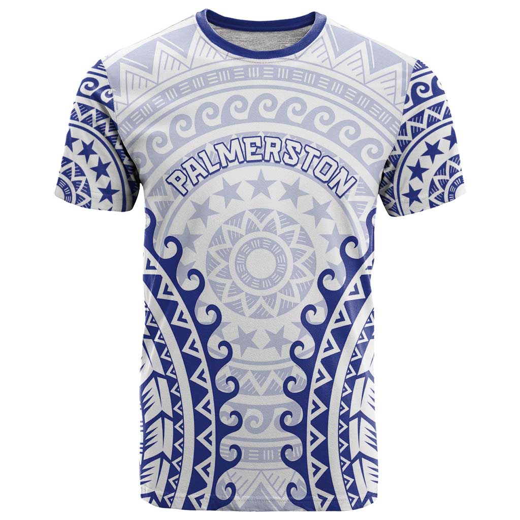 Custom Cook Islands Palmerston T Shirt Polynesian Tribal Tattoo