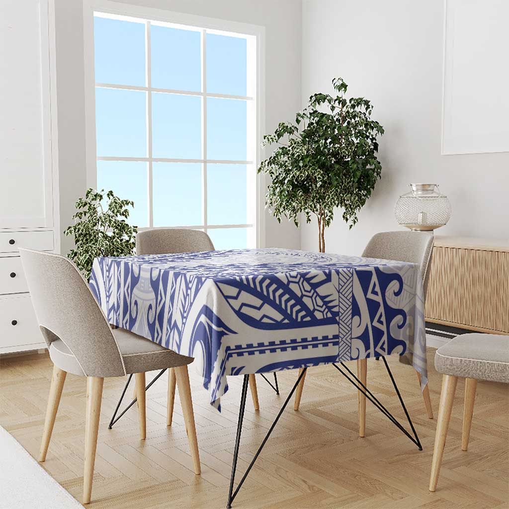 Custom Cook Islands Palmerston Tablecloth Polynesian Tribal Tattoo