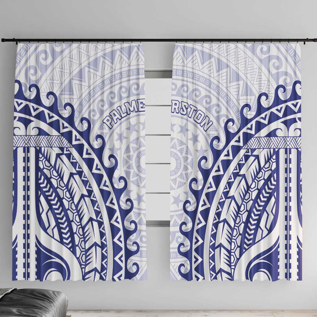 Custom Cook Islands Palmerston Window Curtain Polynesian Tribal Tattoo