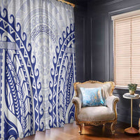 Custom Cook Islands Palmerston Window Curtain Polynesian Tribal Tattoo