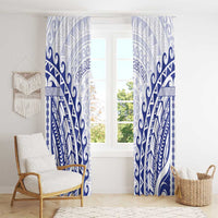 Custom Cook Islands Palmerston Window Curtain Polynesian Tribal Tattoo