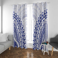 Custom Cook Islands Palmerston Window Curtain Polynesian Tribal Tattoo
